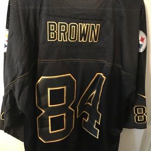 Two Antonio Brown Steelers Jerseys